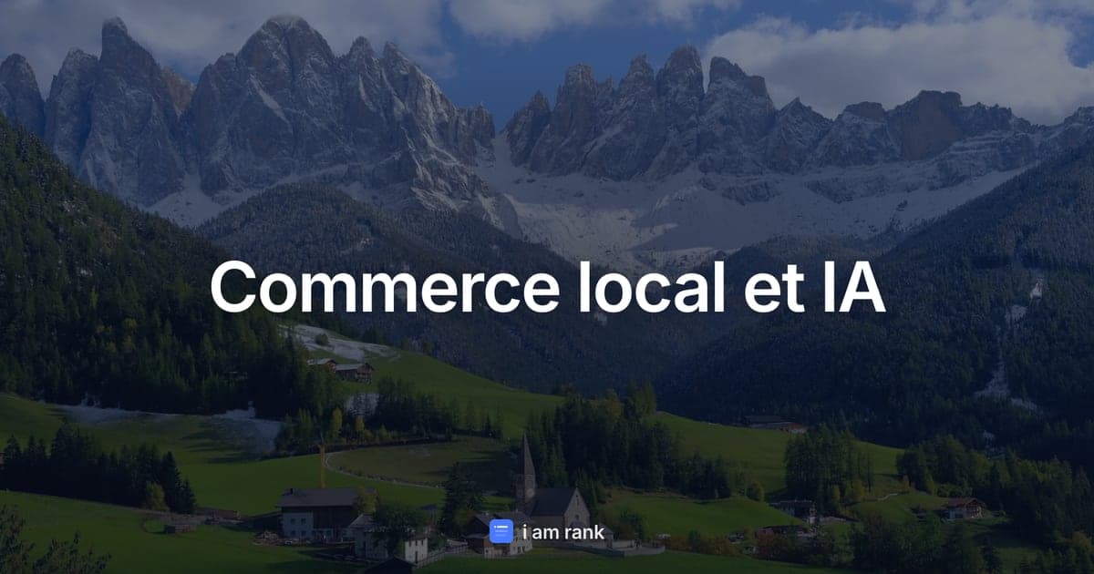 Commerce local et IA