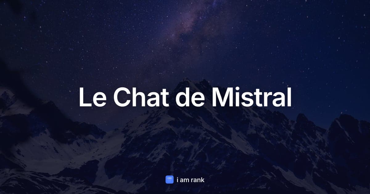 Le Chat de Mistral